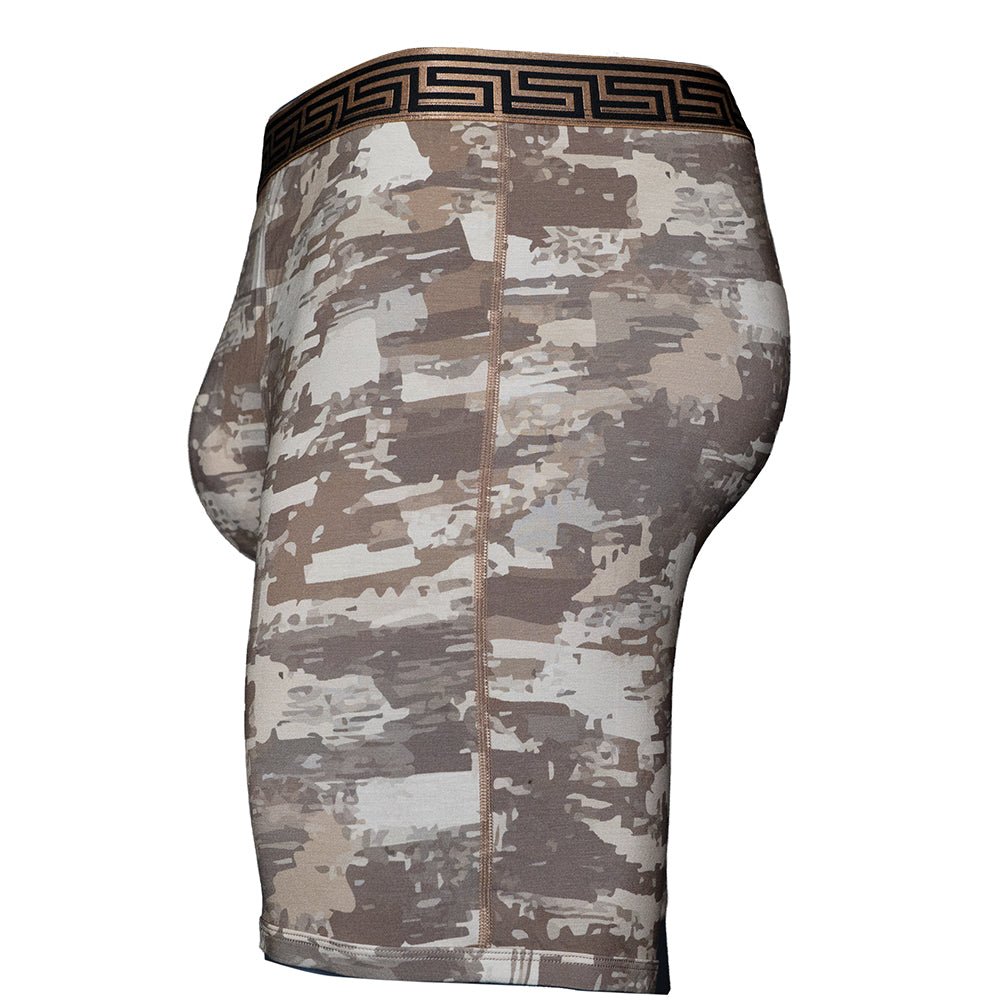 V Bamboo 8" Boxer Brief - Zen Pouch™ Duo - Paranoid Ranch