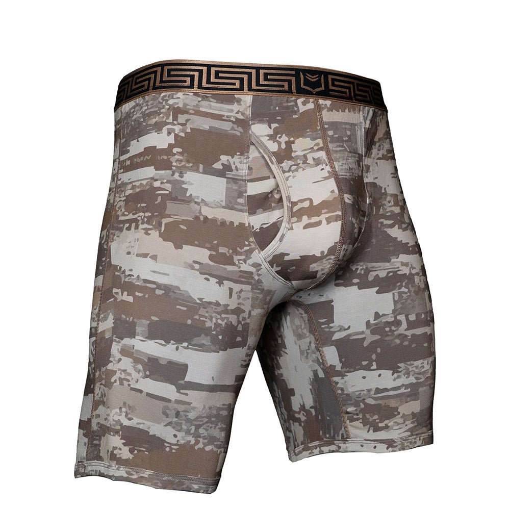 V Bamboo 8" Boxer Brief - Zen Pouch™ Duo - Paranoid Ranch