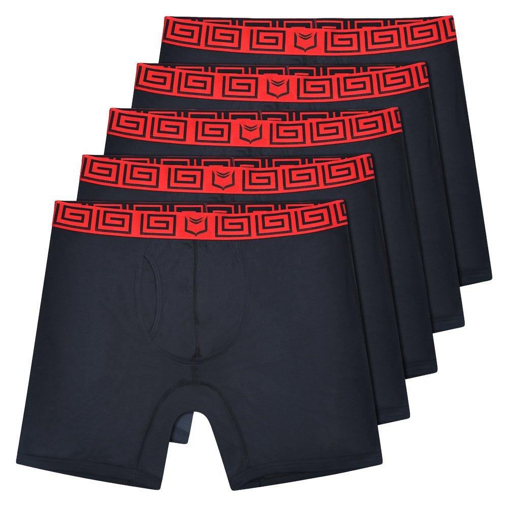 V Modal 8" Boxer Brief - Zen Pouch™ Duo (5 Pack) - Paranoid Ranch