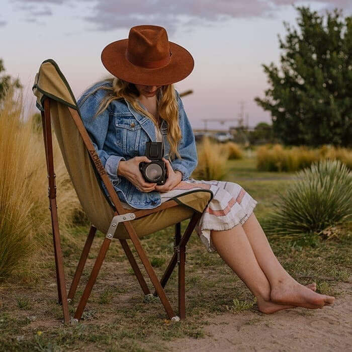 Vaquero Chair - Luxury Outdoor Folding Camping Chair - Paranoid Ranch