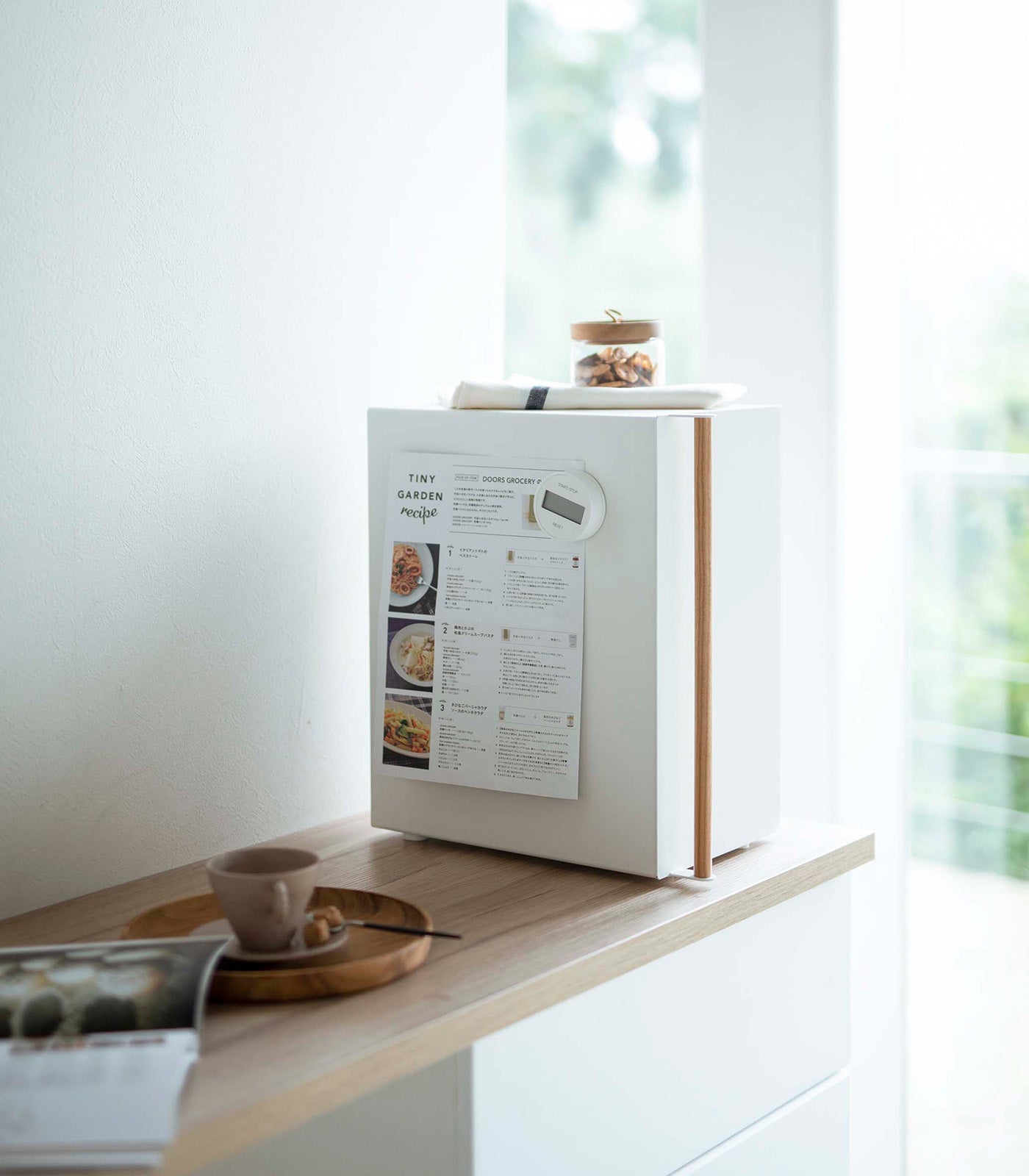 Vertical Bread Box - Steel + Wood - Paranoid Ranch