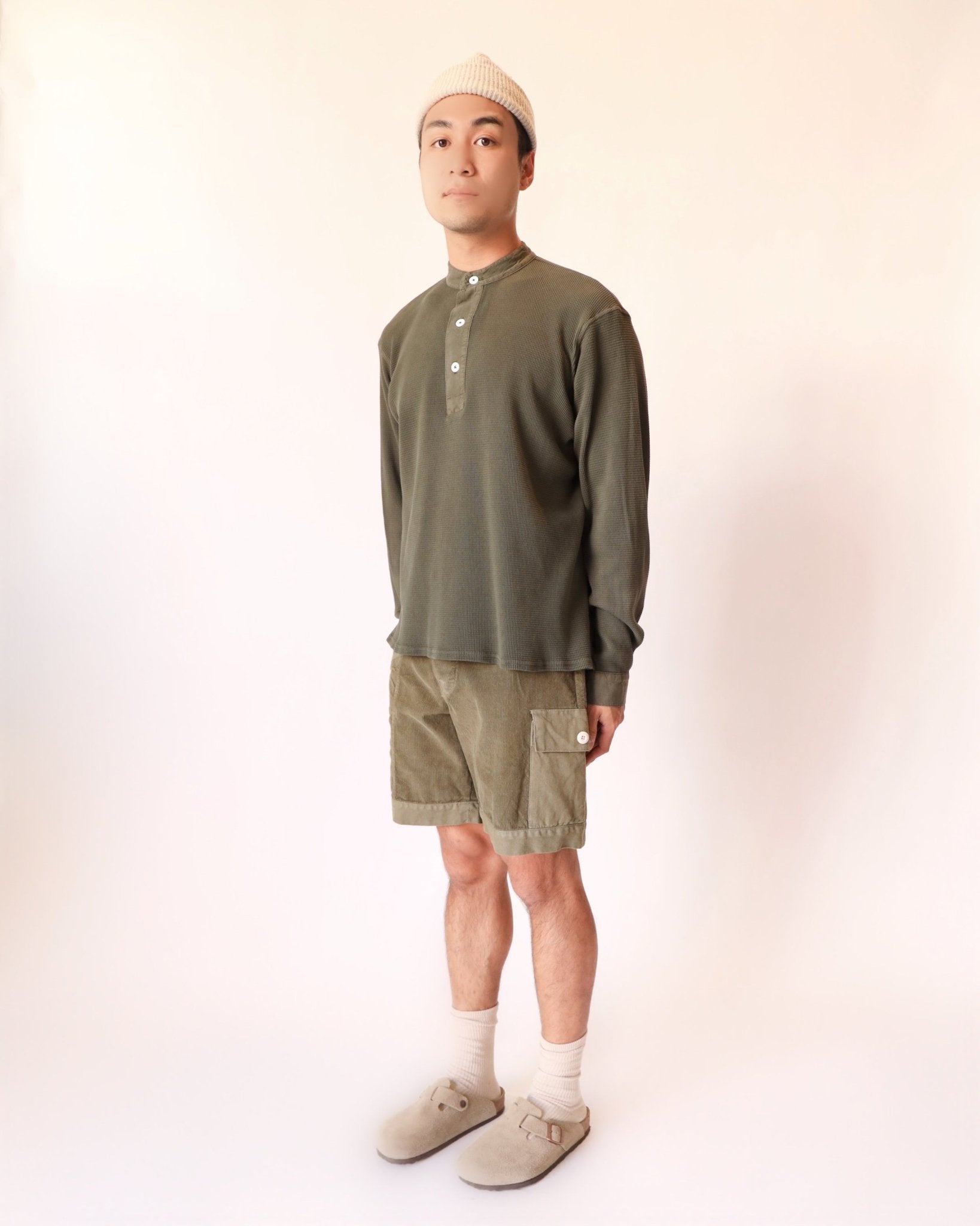 Waffle Henley Shirt - Paranoid Ranch