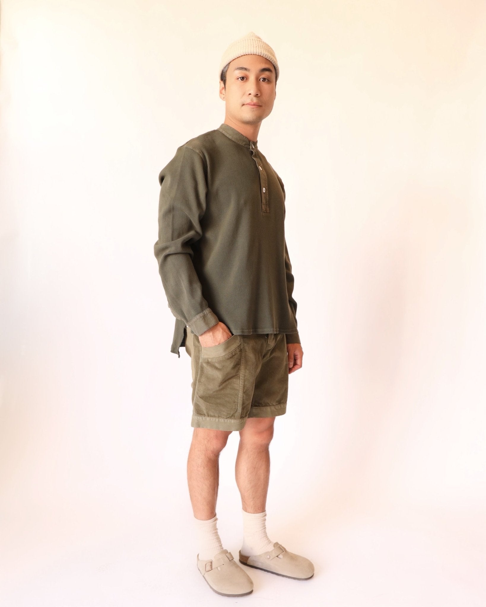 Waffle Henley Shirt - Paranoid Ranch