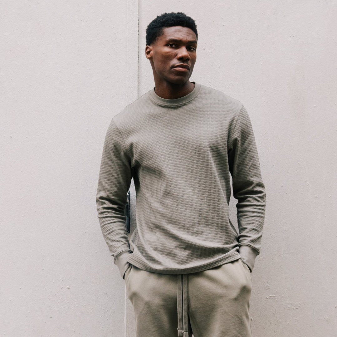 Waffle Long Sleeve Tee - Paranoid Ranch