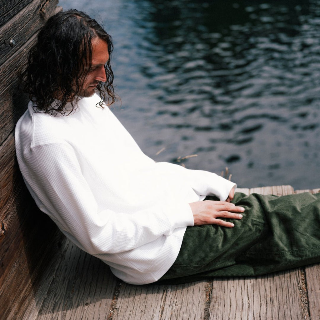 Waffle Long Sleeve Tee - Paranoid Ranch