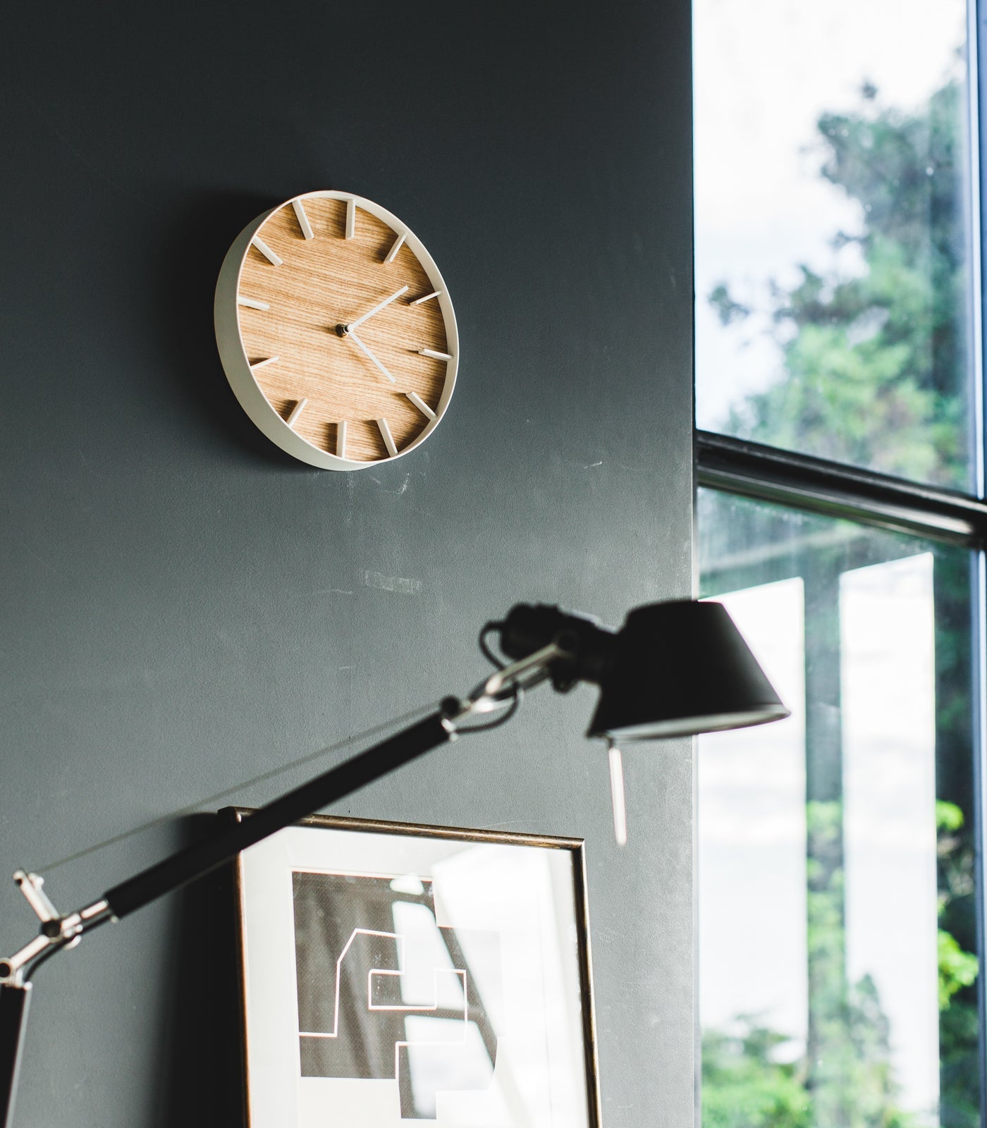 Wall Clock - Steel + Wood - Paranoid Ranch