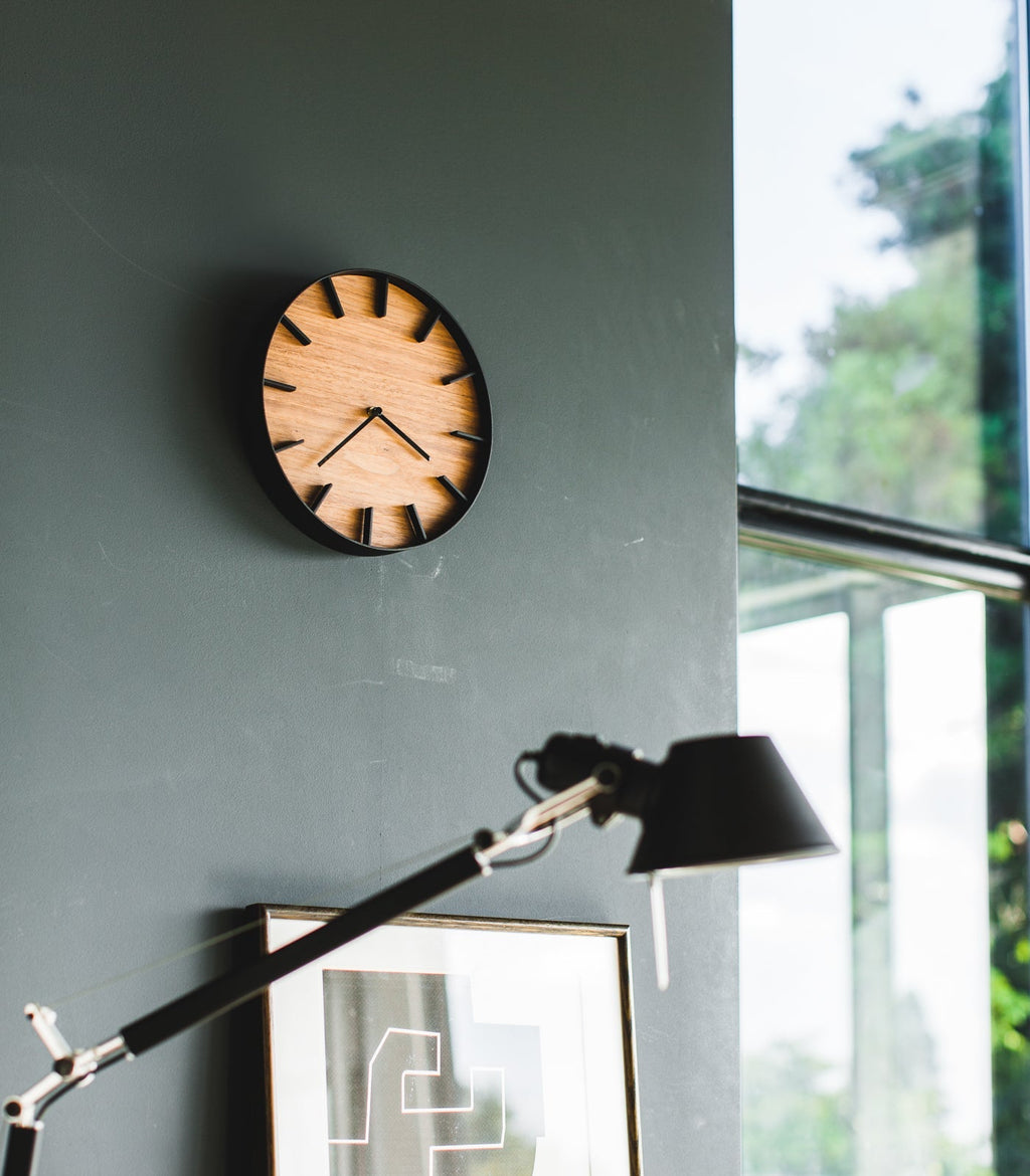 Wall Clock - Steel + Wood - Paranoid Ranch