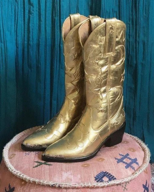 Wandering Coyote Frontier Boots - Gold - Paranoid Ranch