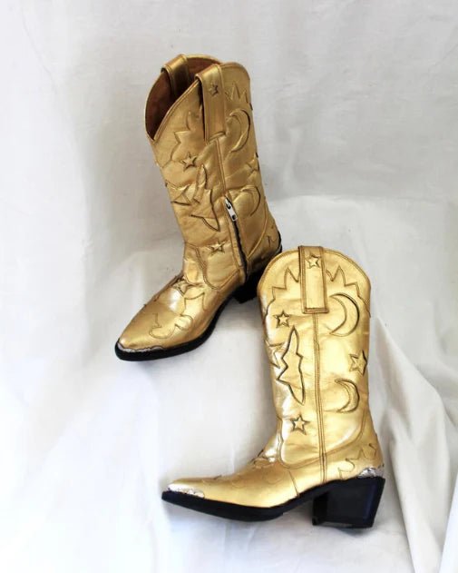 Wandering Coyote Frontier Boots - Gold - Paranoid Ranch