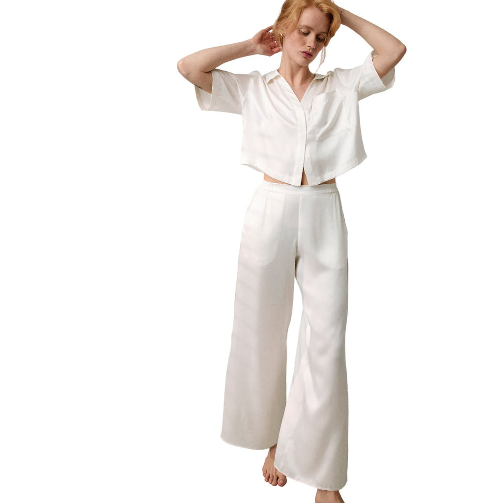 Washable Silk High Rise Pant Set - Paranoid Ranch