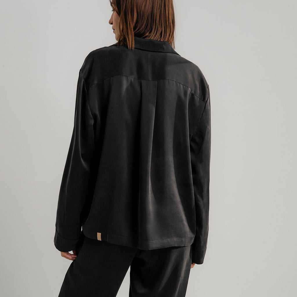 Washable Silk Long Sleeve Pant Set - Paranoid Ranch