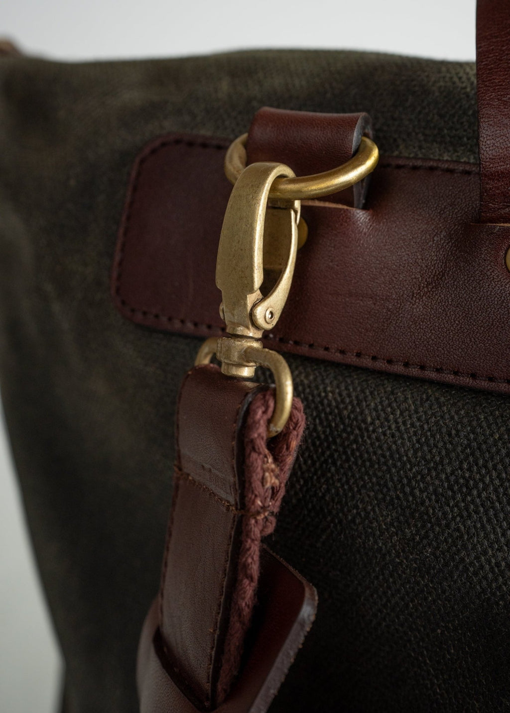 Waxed Canvas Tote Bag - Paranoid Ranch