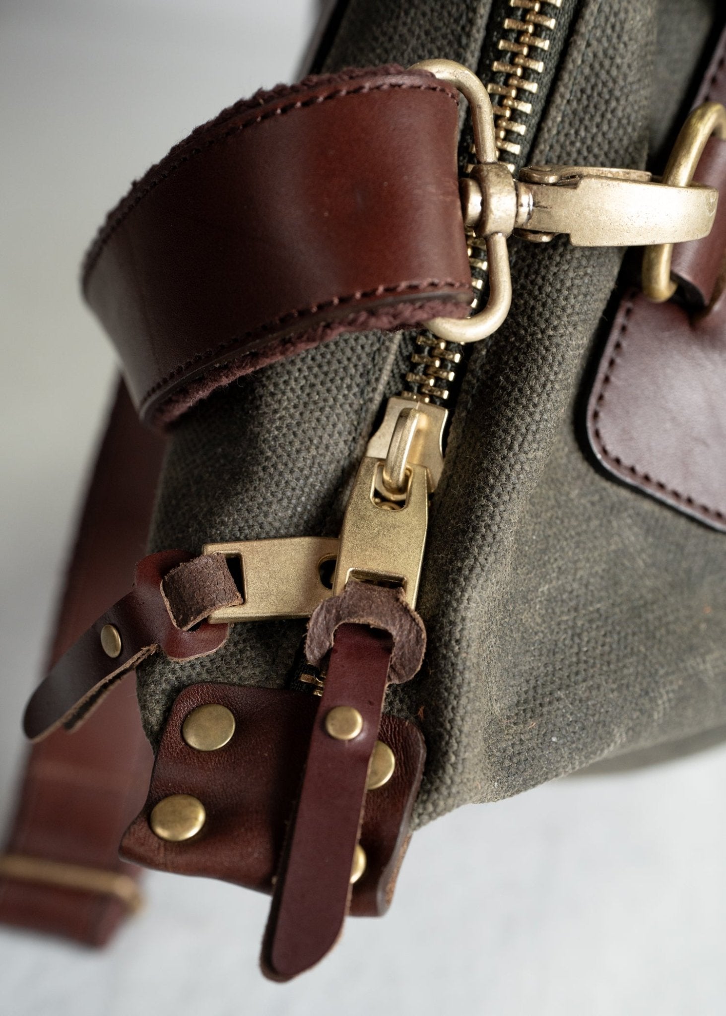 Waxed Canvas Tote Bag - Paranoid Ranch