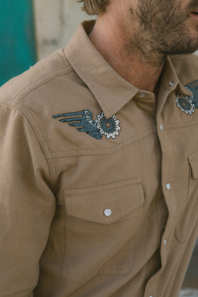 Waylon Lightweight Overshirt - Paranoid Ranch