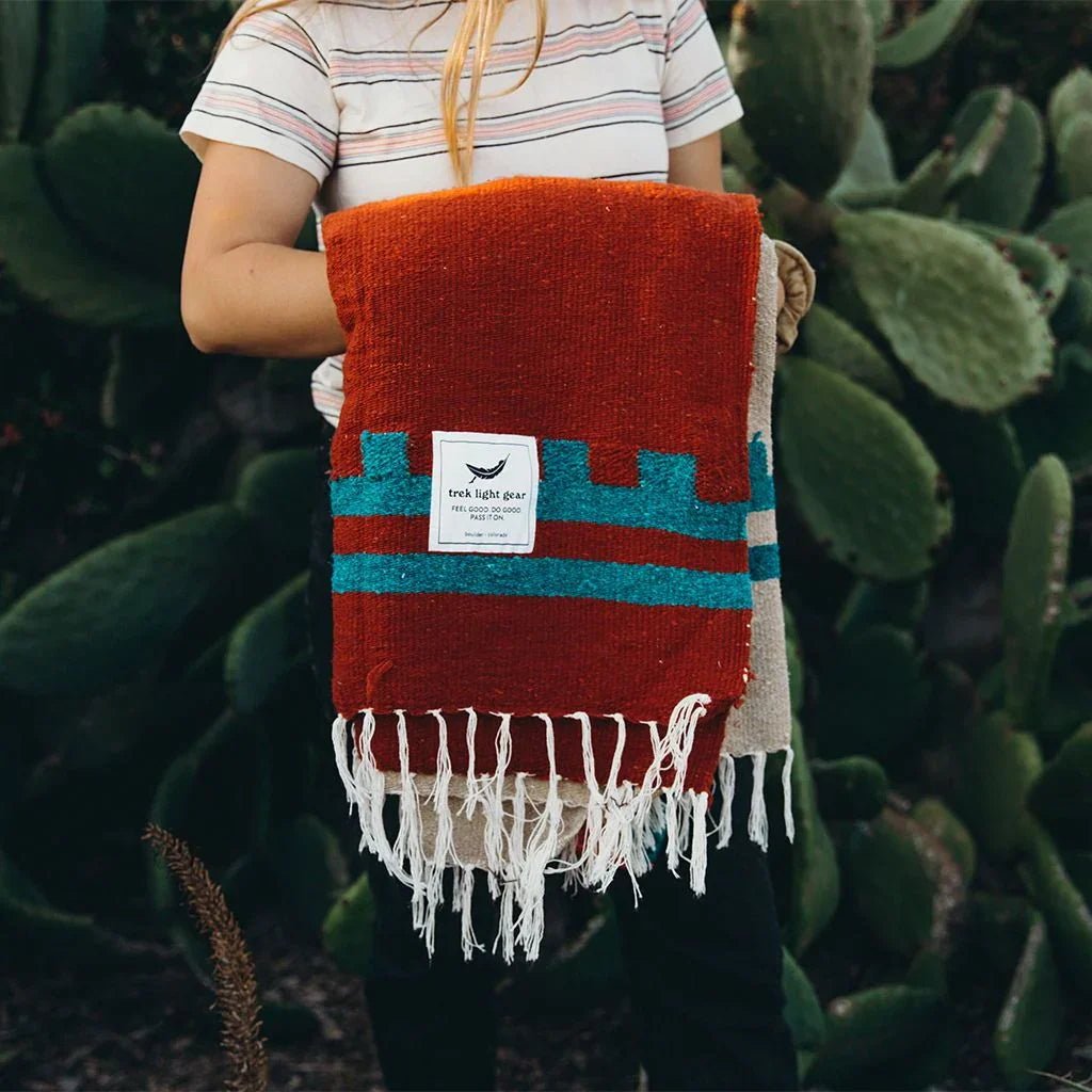Western Handwoven Throw Blanket - Paranoid Ranch
