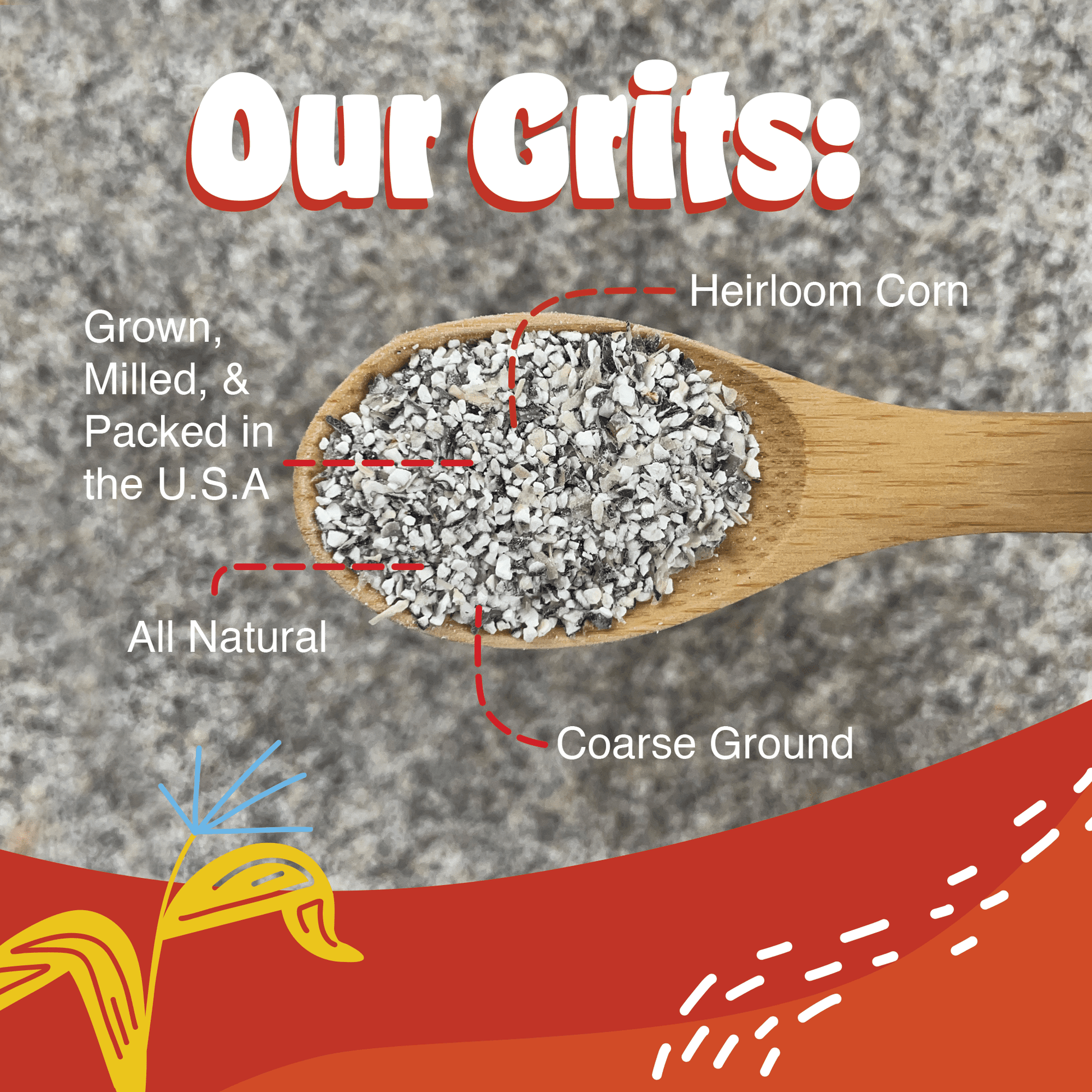 Western Heirloom Blue Corn Grits - Paranoid Ranch