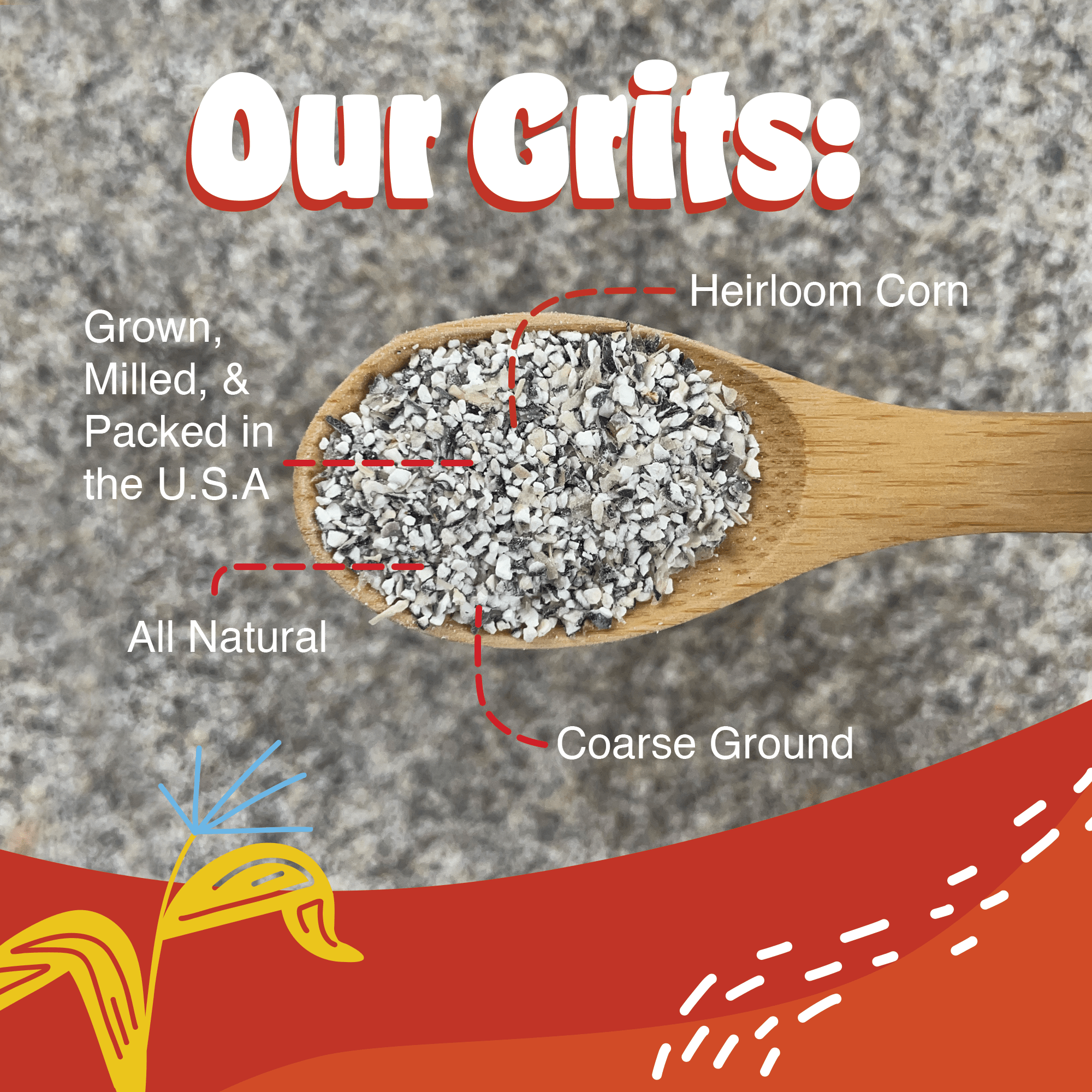 Western Heirloom Blue Corn Grits - Paranoid Ranch