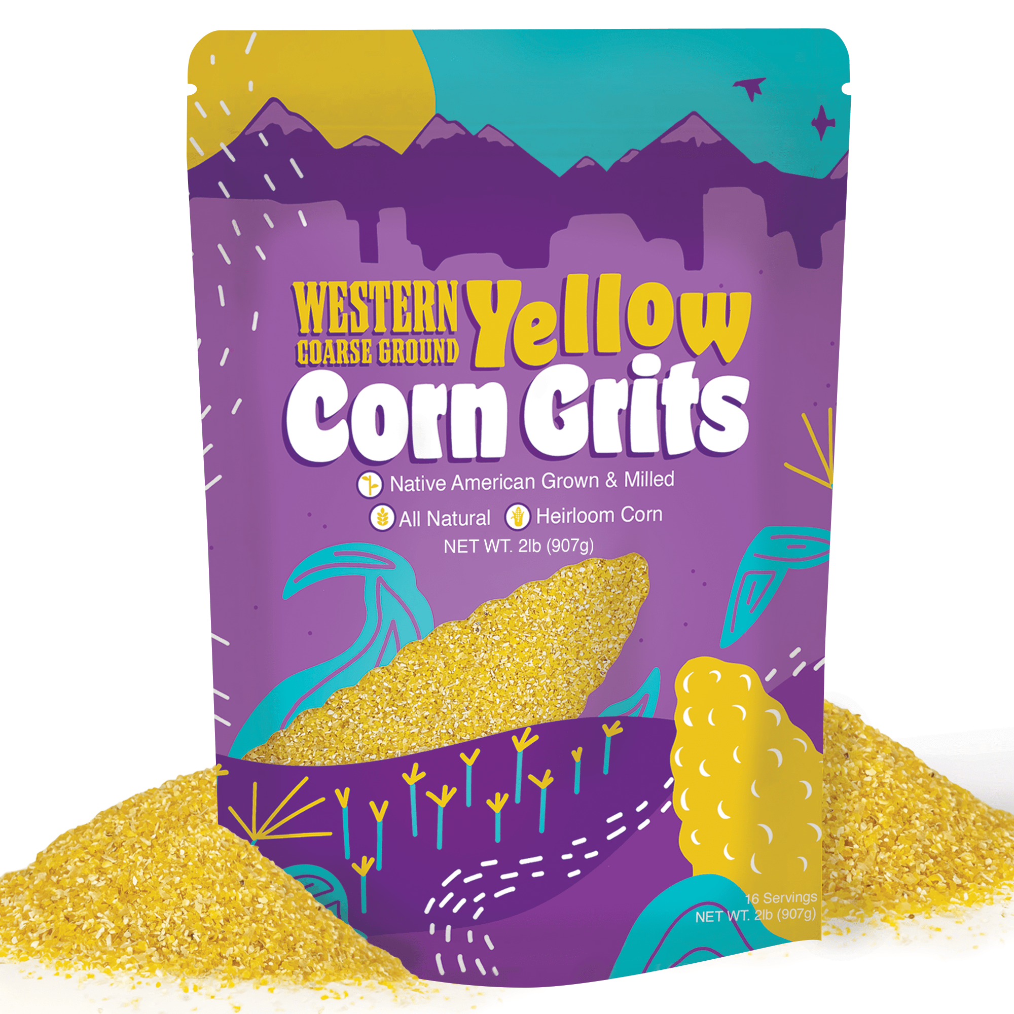 Western Heirloom Yellow Corn Grits - Paranoid Ranch