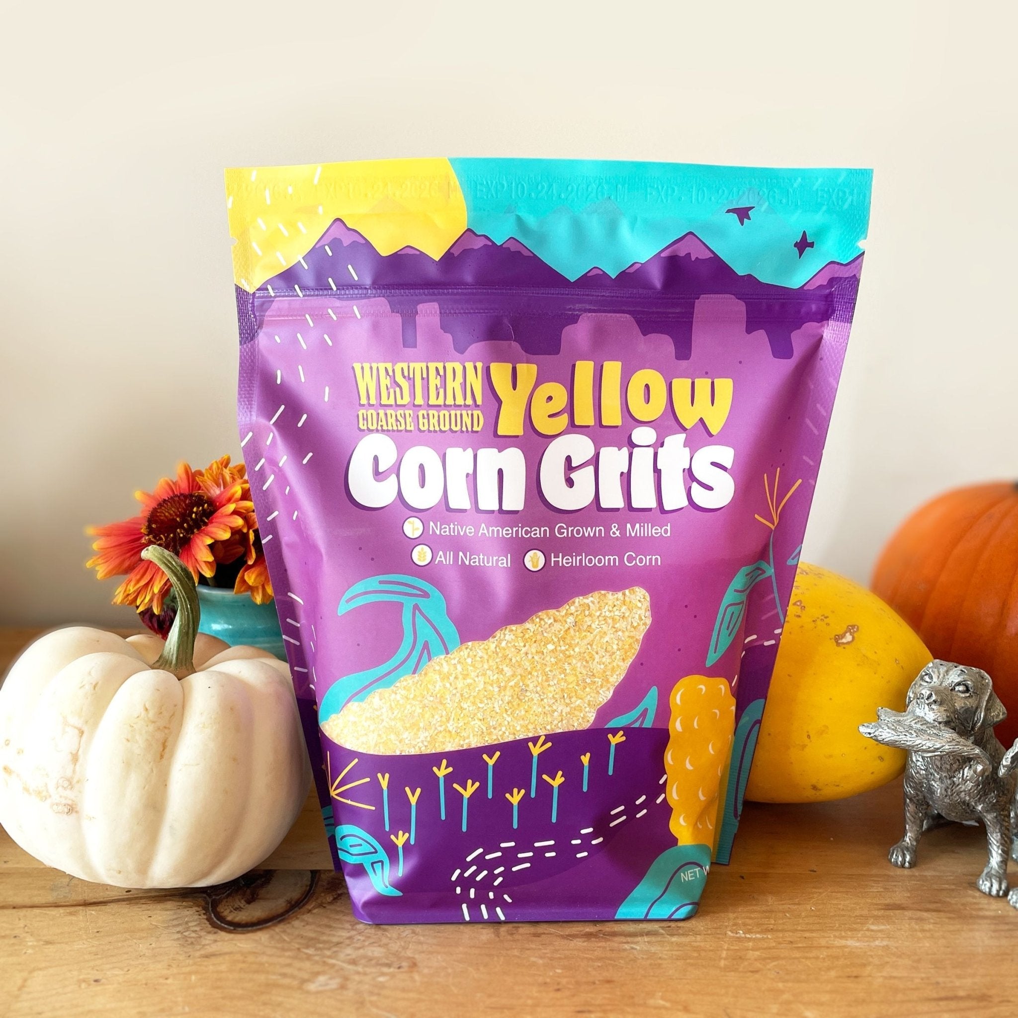Western Heirloom Yellow Corn Grits - Paranoid Ranch