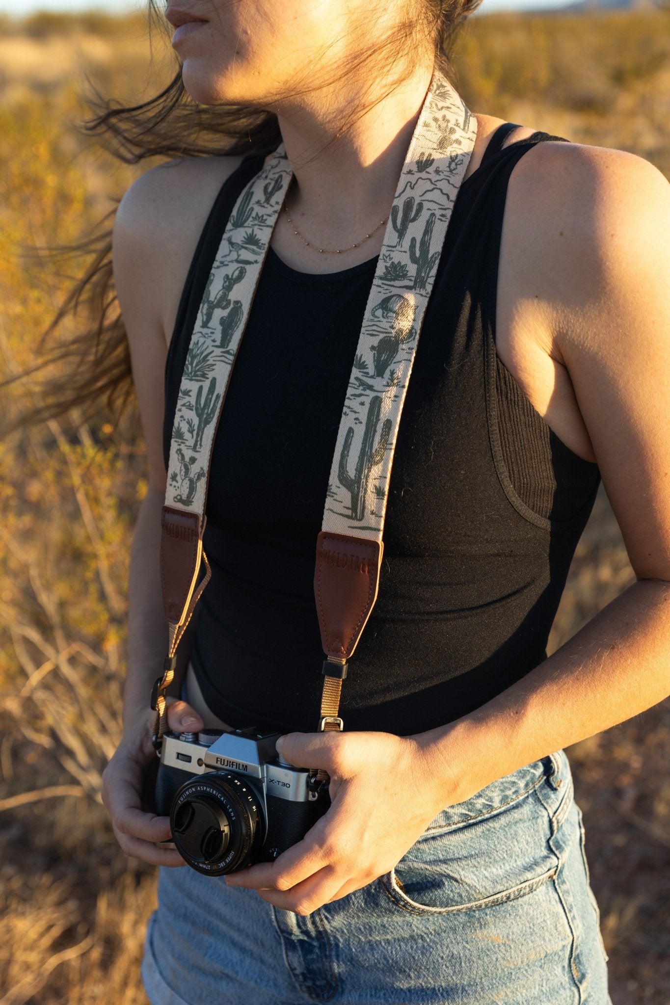 Western Landscape Camera Strap - Paranoid Ranch