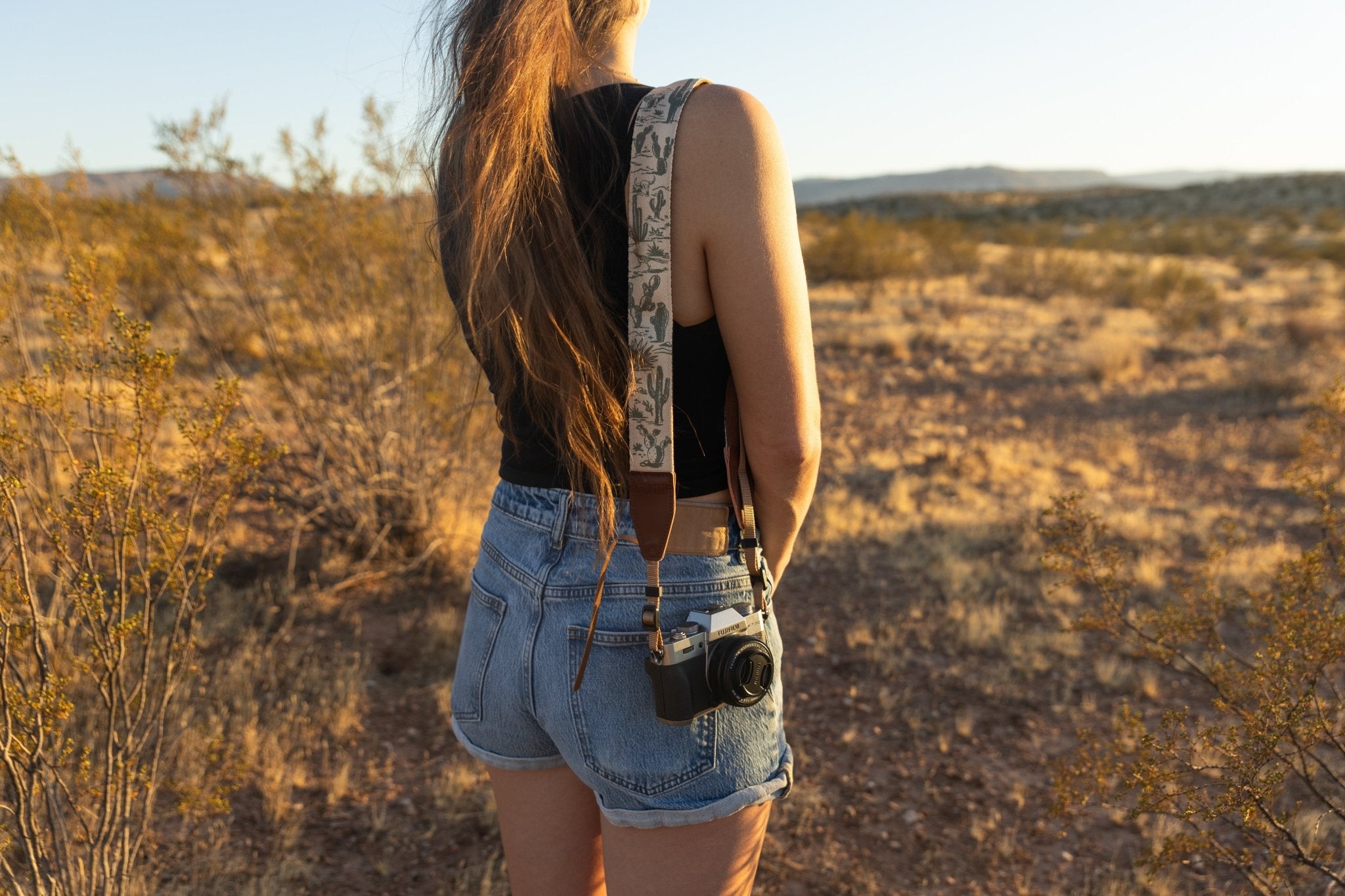 Western Landscape Camera Strap - Paranoid Ranch