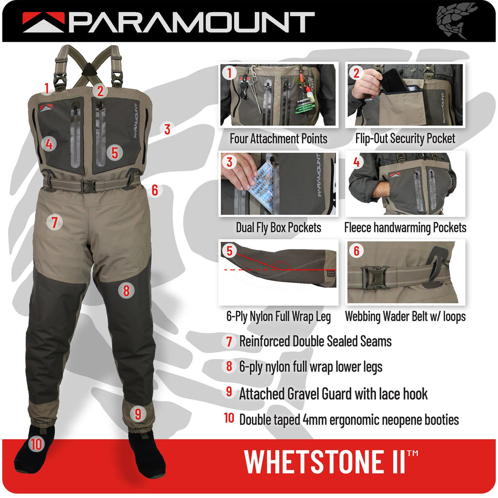 Whetstone II Chest Wader - Paranoid Ranch