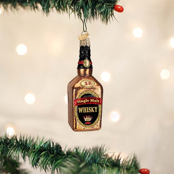 Whisky Bottle Ornament - Paranoid Ranch