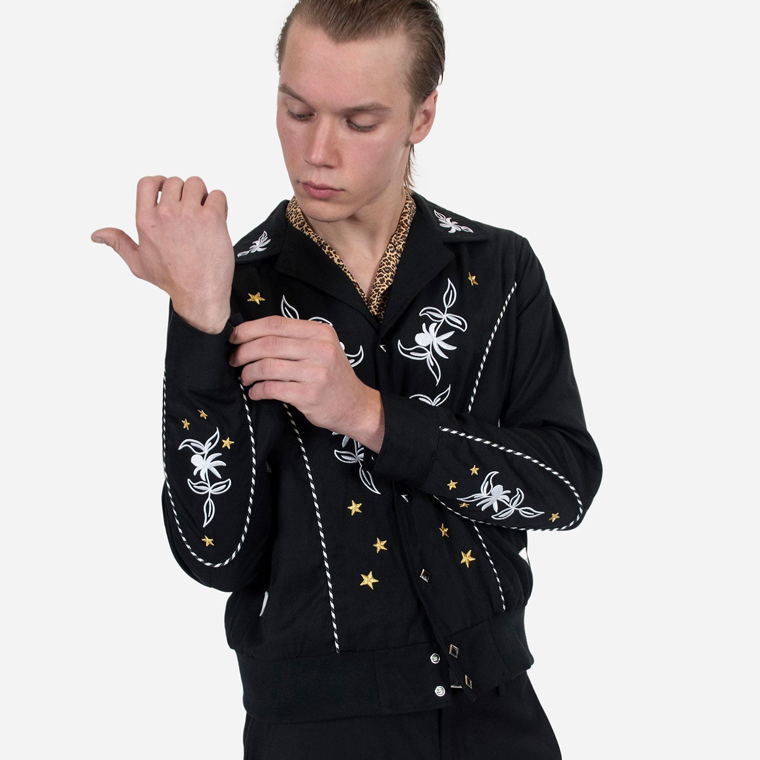 Straight to Hell Wilder – Embroidered Gabardine Jacket – Paranoid