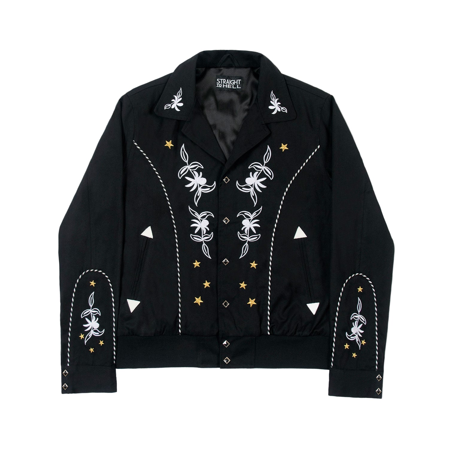 Straight to Hell Wilder – Embroidered Gabardine Jacket – Paranoid