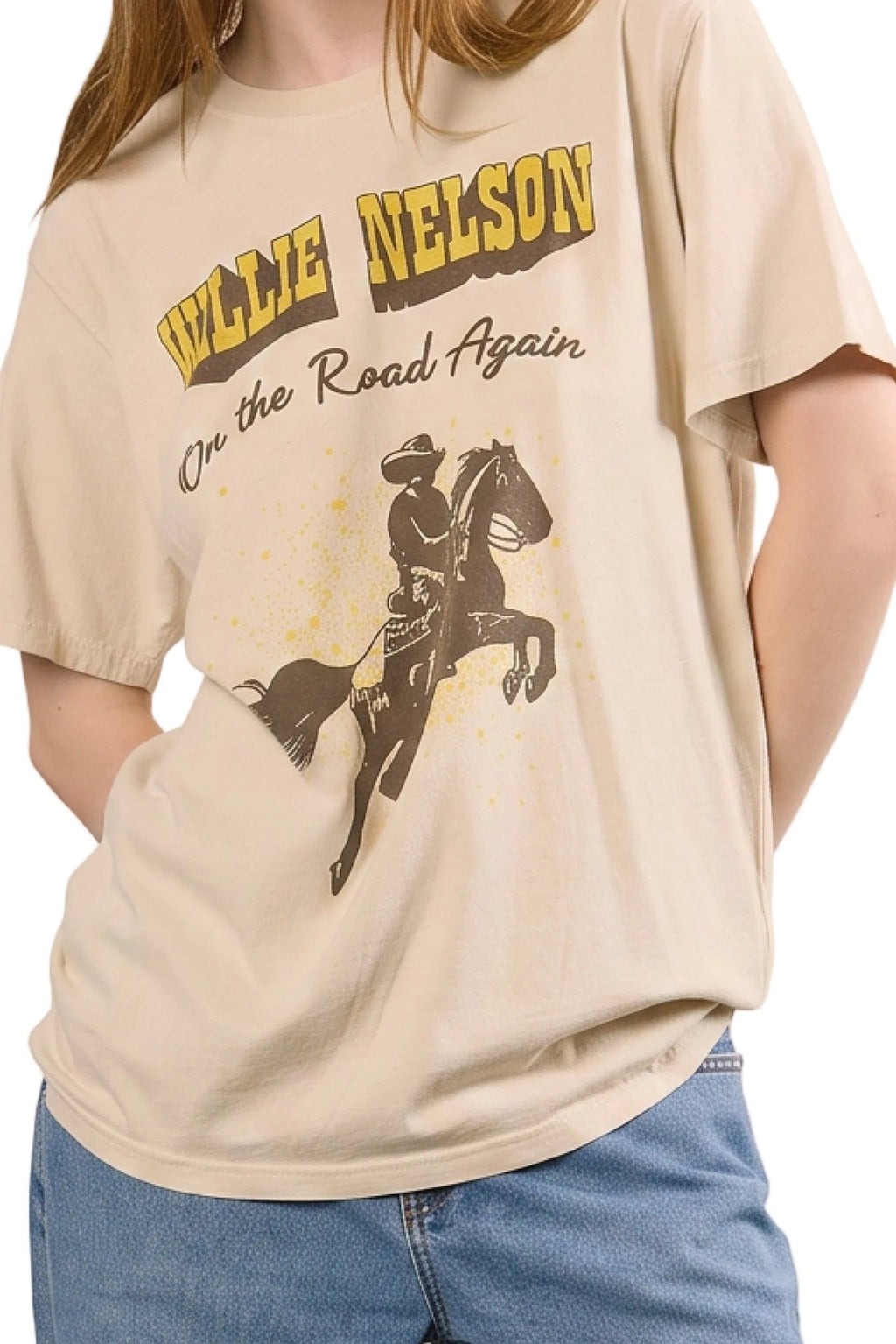 Willie Nelson Again, And Again Tee - Paranoid Ranch