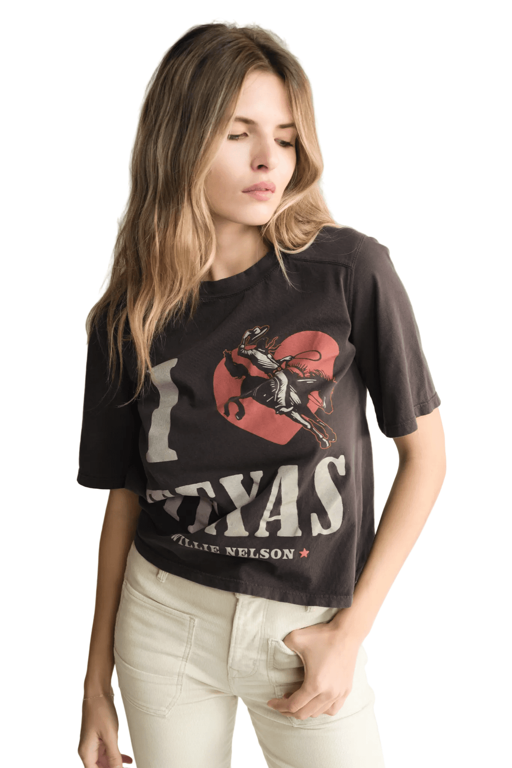 Willie Nelson I Love Texas Top - Paranoid Ranch