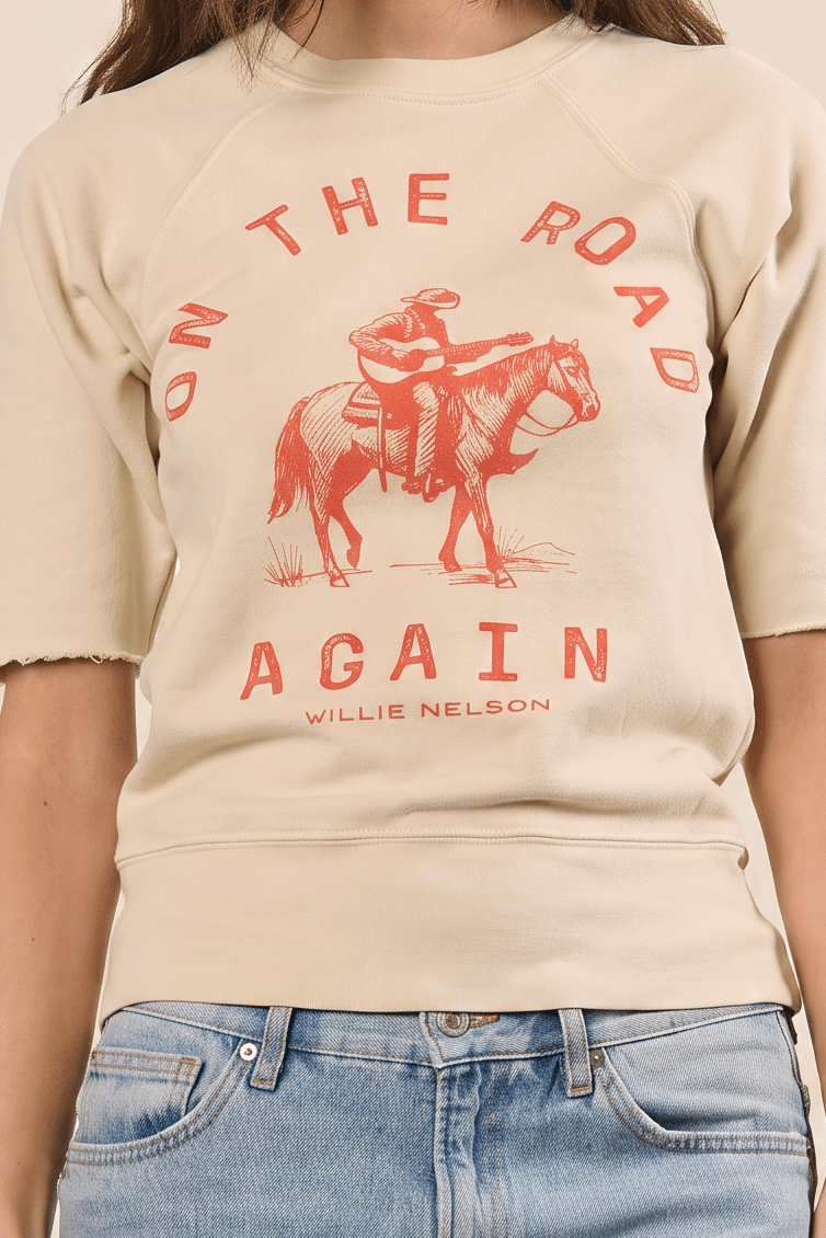 Willie Nelson on the Road Raglan - Paranoid Ranch