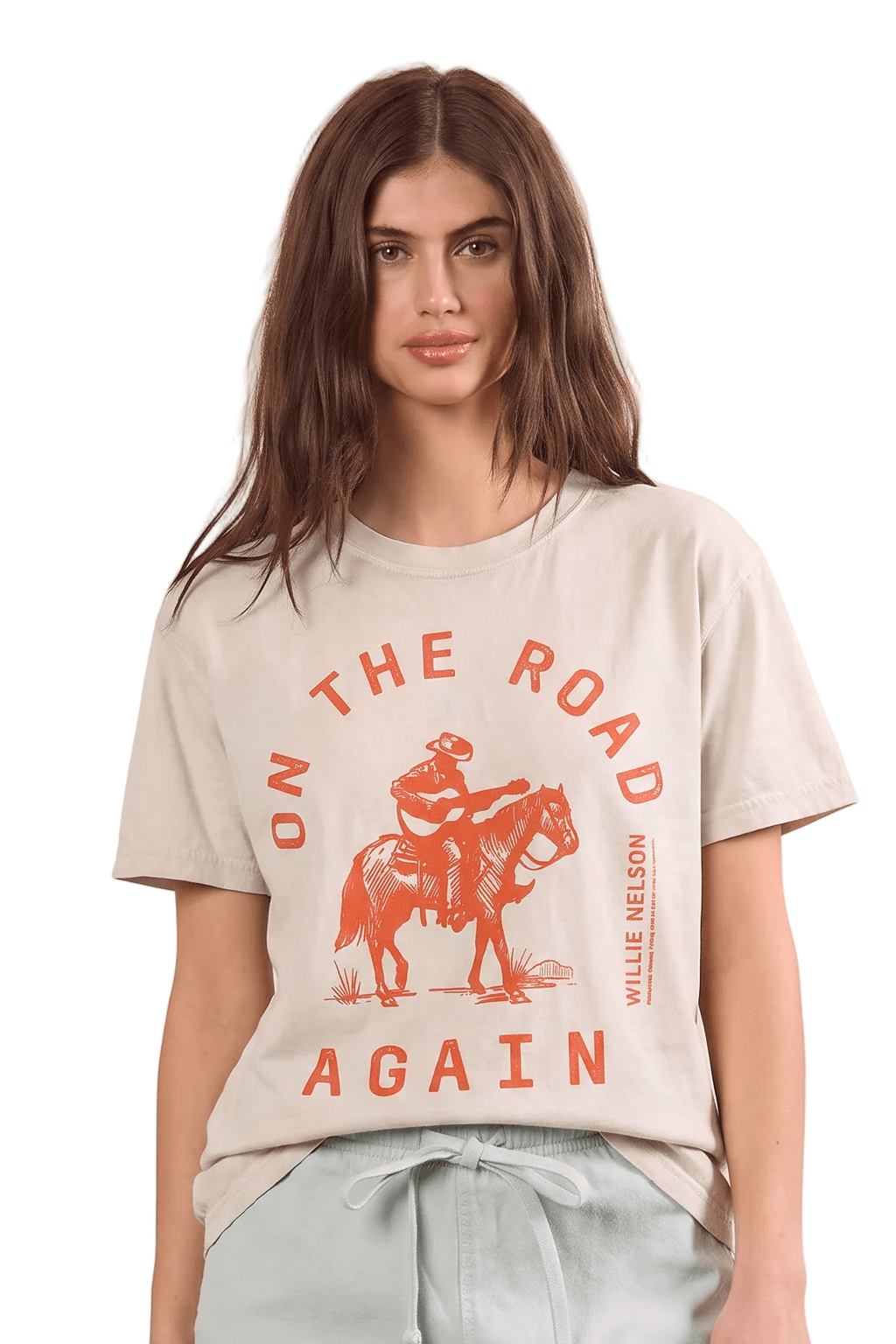 Willie Nelson on the Road Raglan - Paranoid Ranch