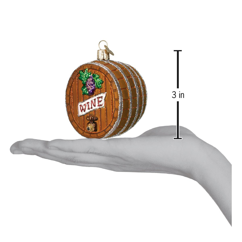 Wine Barrel Ornament - Paranoid Ranch