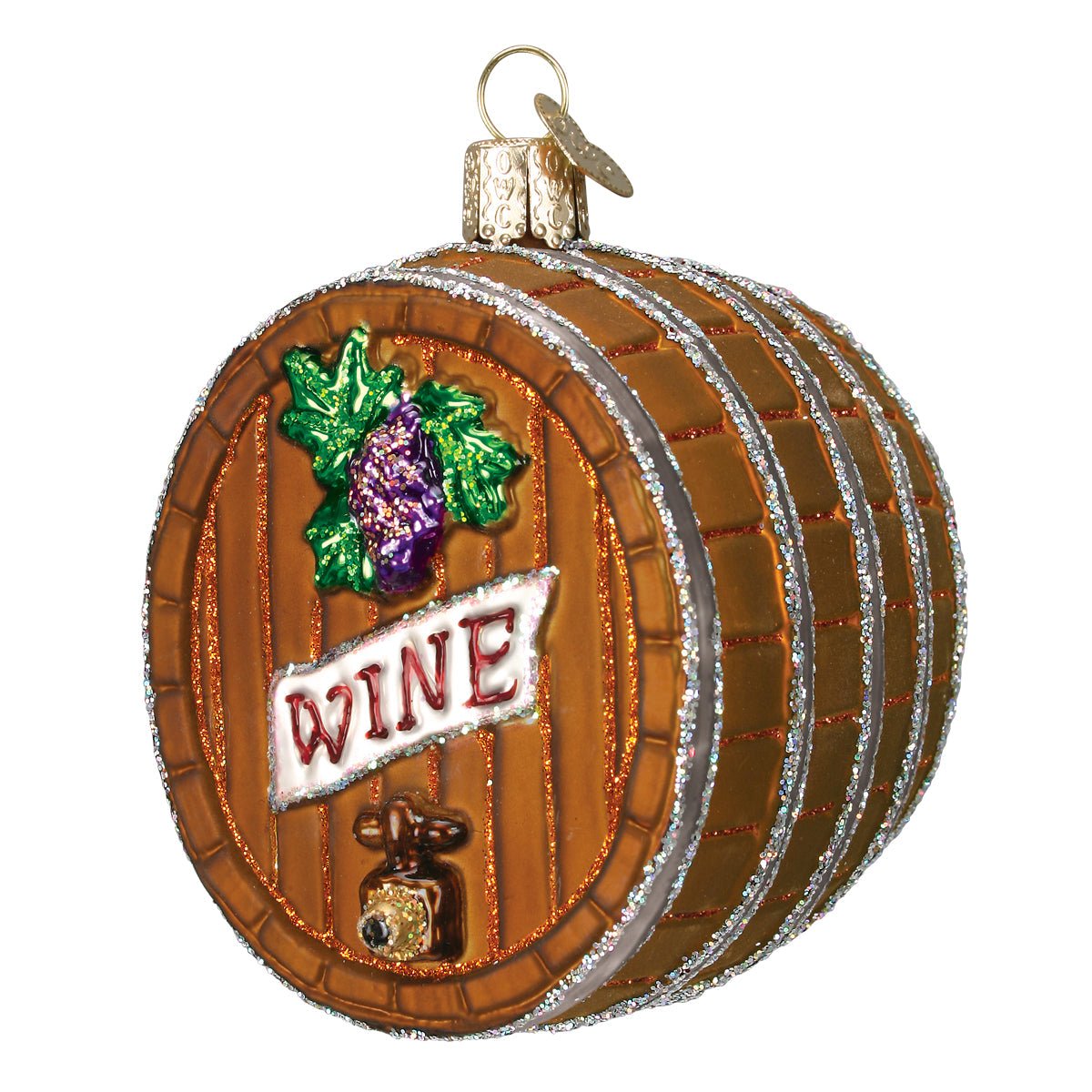 Wine Barrel Ornament - Paranoid Ranch
