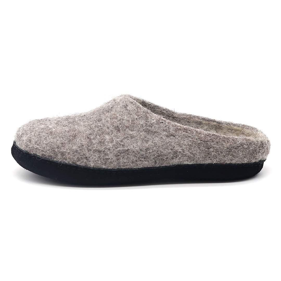 Womens Astoria Noir Wool House Slippers - Paranoid Ranch