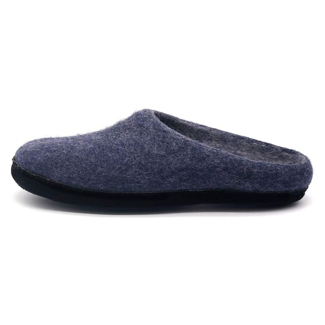 Womens Astoria Noir Wool House Slippers - Paranoid Ranch