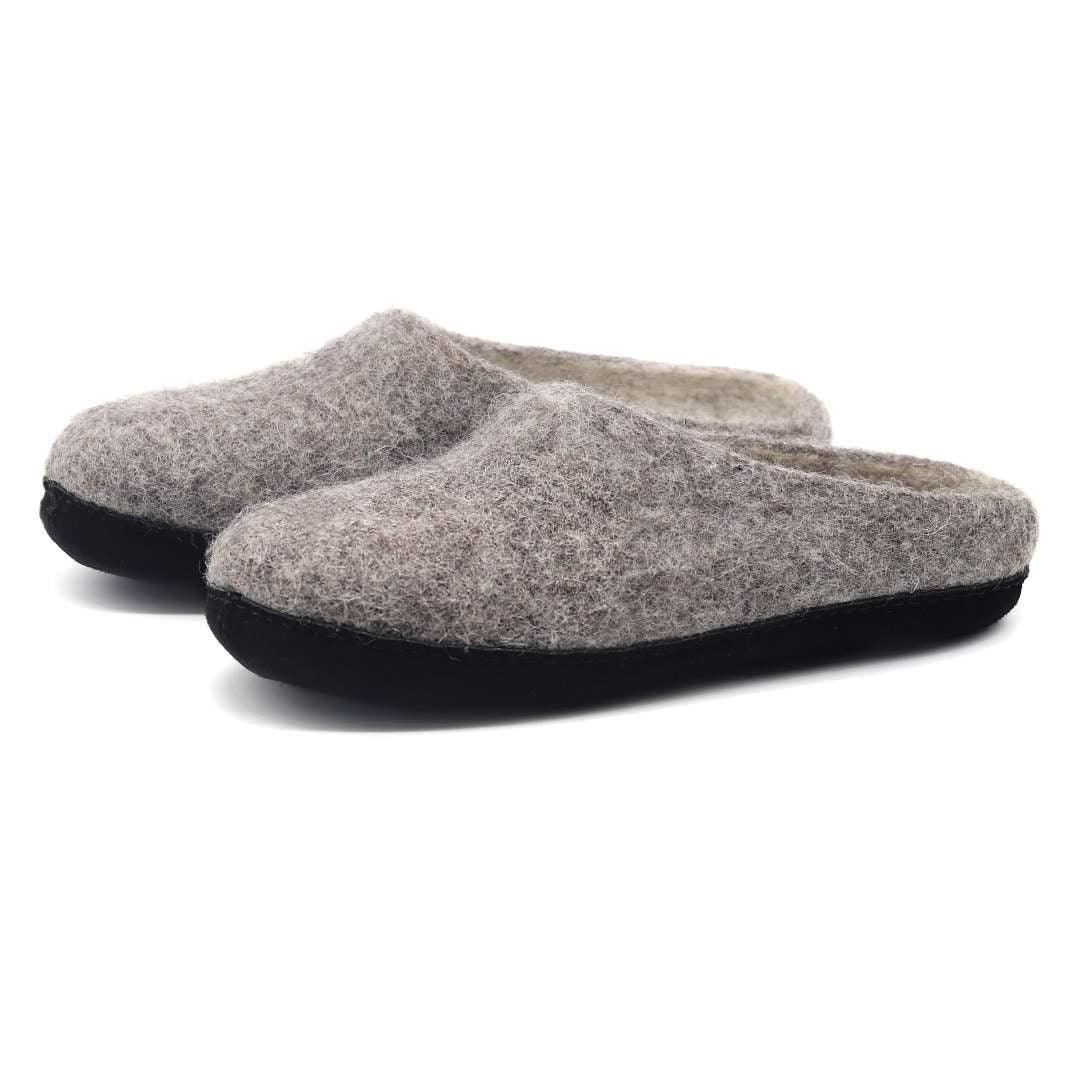 Womens Astoria Noir Wool House Slippers - Paranoid Ranch