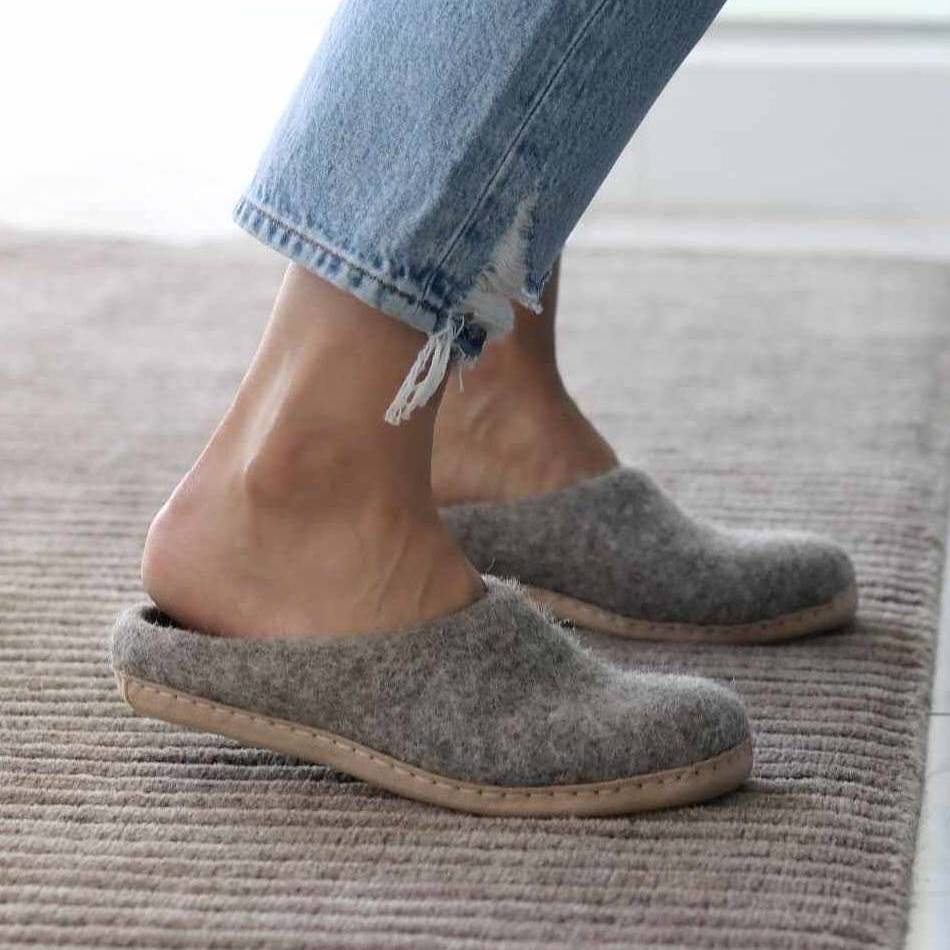Womens Astoria Wool House Slippers - Paranoid Ranch