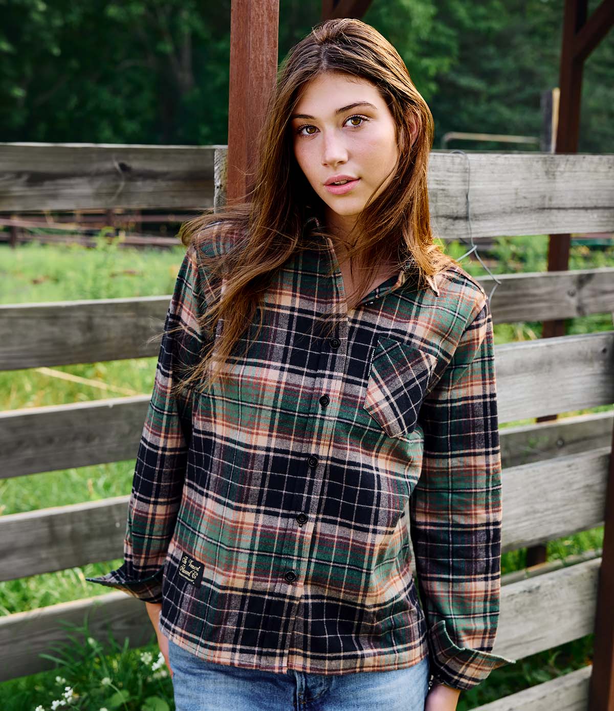 Women's Classic Flannel Shirt - Earth - Paranoid Ranch