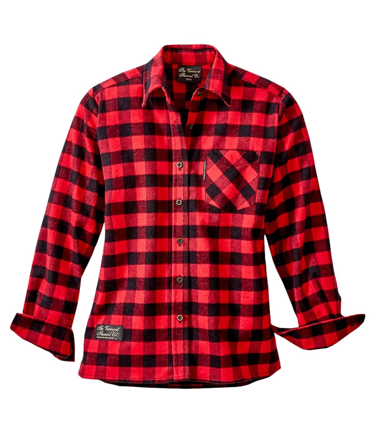 Women's Classic Flannel Shirt - Red Buffalo - Paranoid Ranch