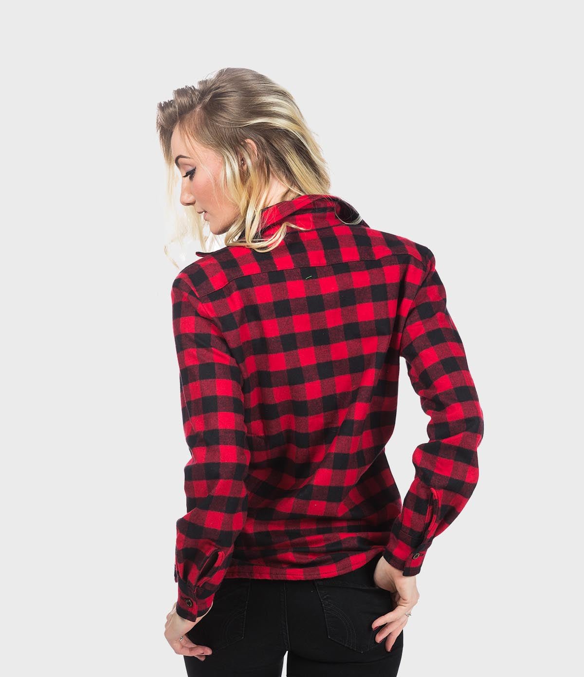 Women's Classic Flannel Shirt - Red Buffalo - Paranoid Ranch
