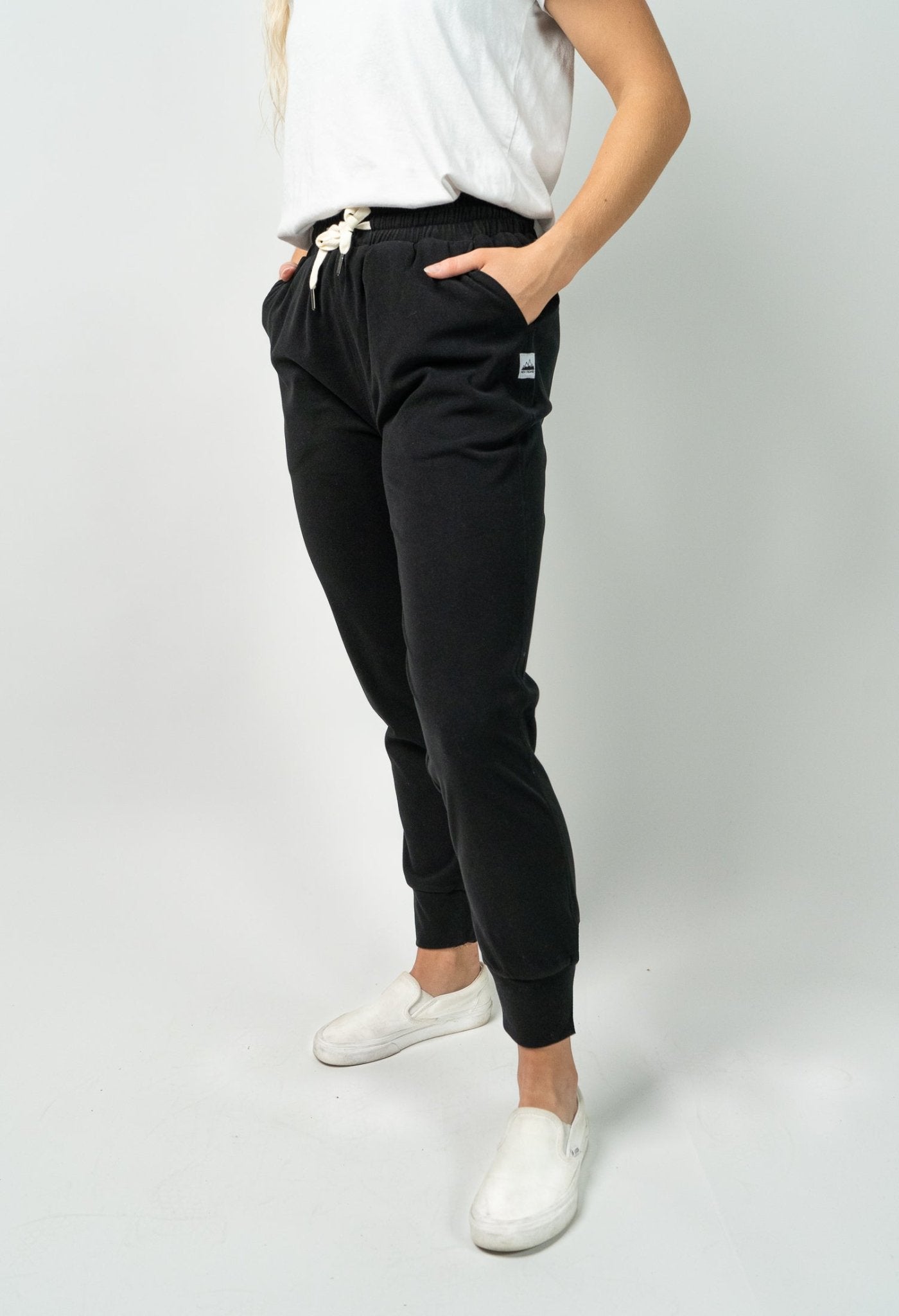 Women's Leisure Jogger (Black) - Paranoid Ranch