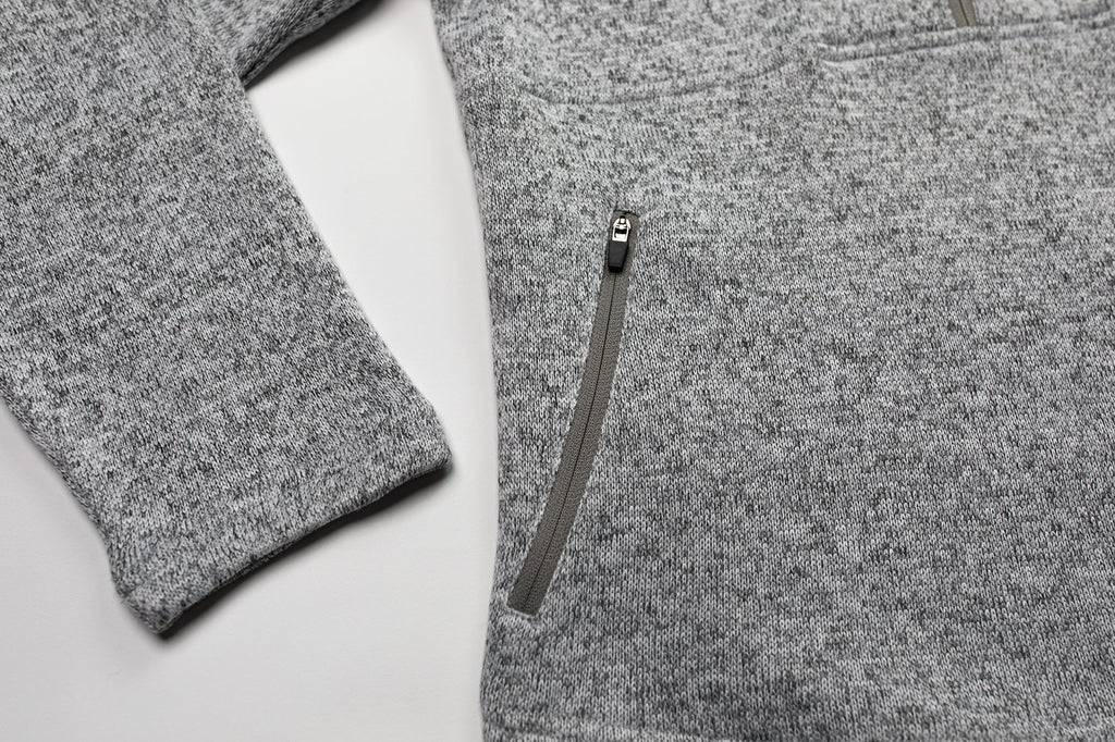 Women's Premium 1/4 Zip Pullover (Ash) - Paranoid Ranch