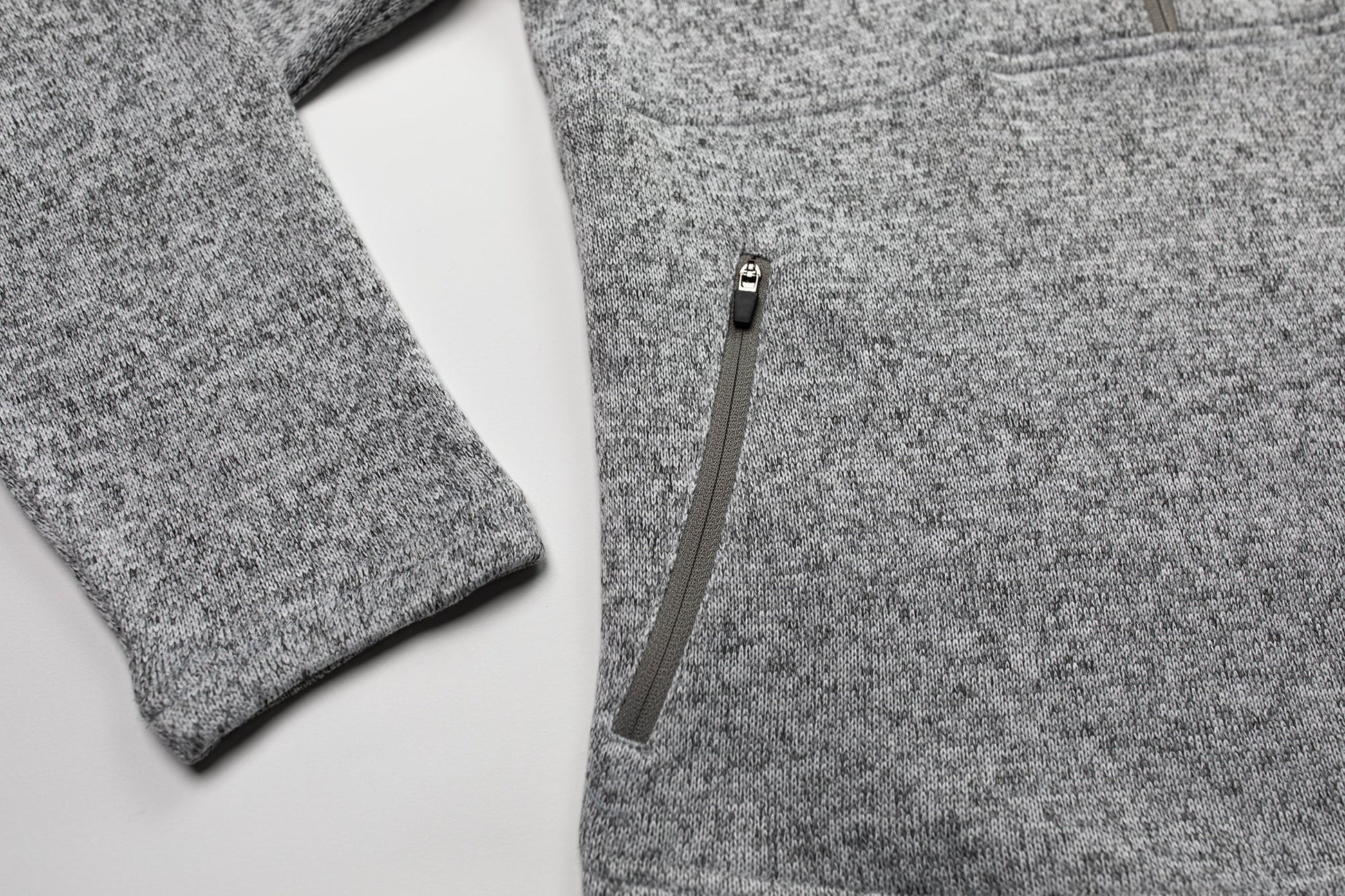 Women's Premium 1/4 Zip Pullover (Ash) - Paranoid Ranch