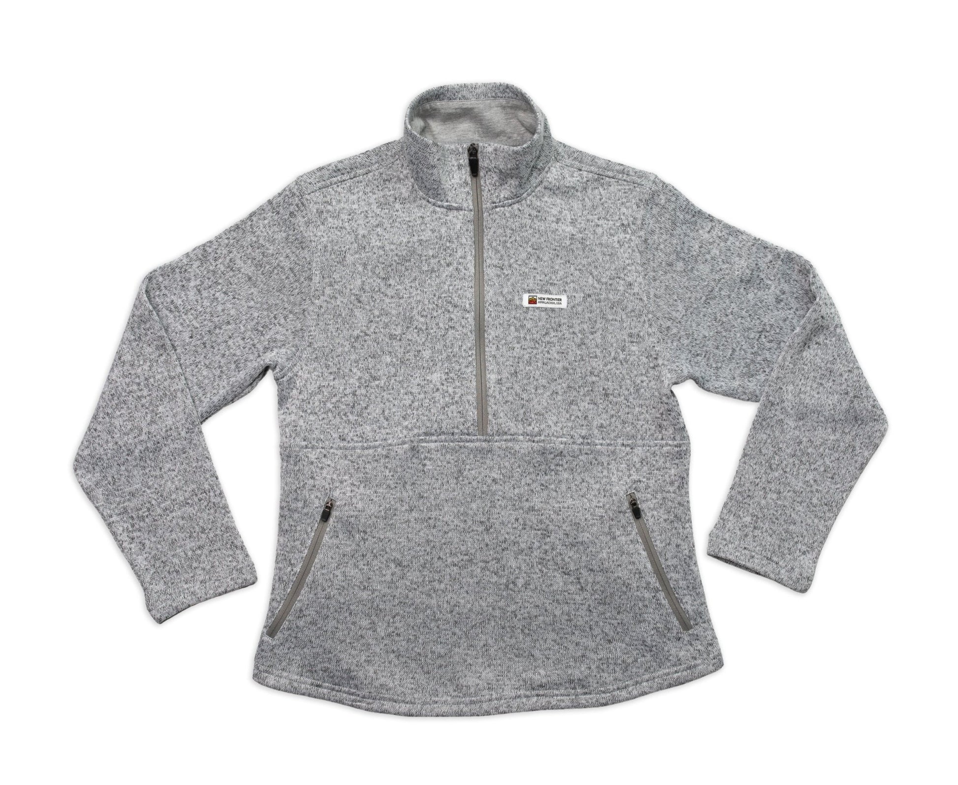 Women's Premium 1/4 Zip Pullover (Ash) - Paranoid Ranch