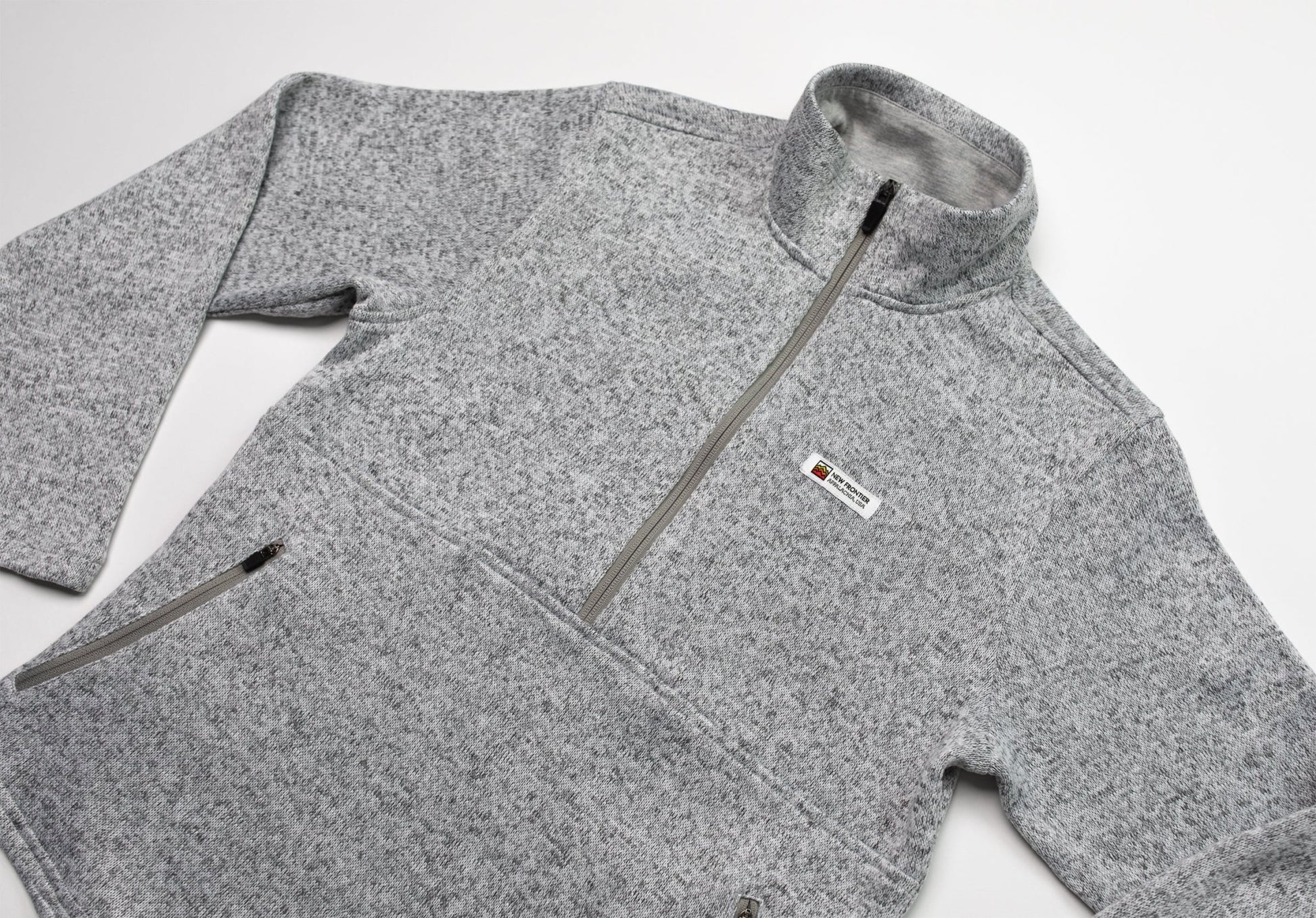 Women's Premium 1/4 Zip Pullover (Ash) - Paranoid Ranch