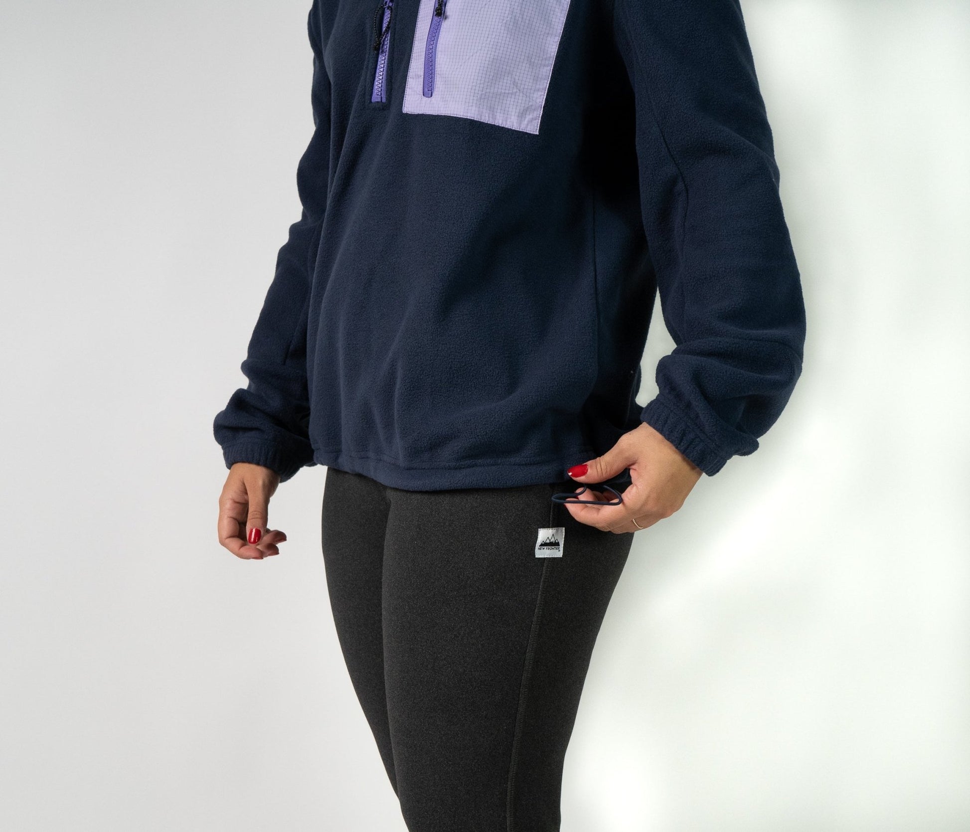 Women's Pullover - Deep Zip (Midnight) - Paranoid Ranch