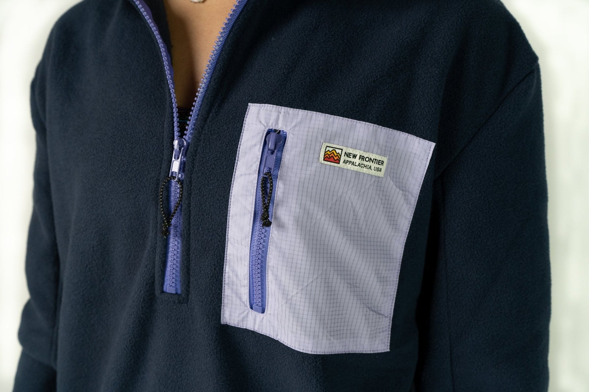 Women's Pullover - Deep Zip (Midnight) - Paranoid Ranch