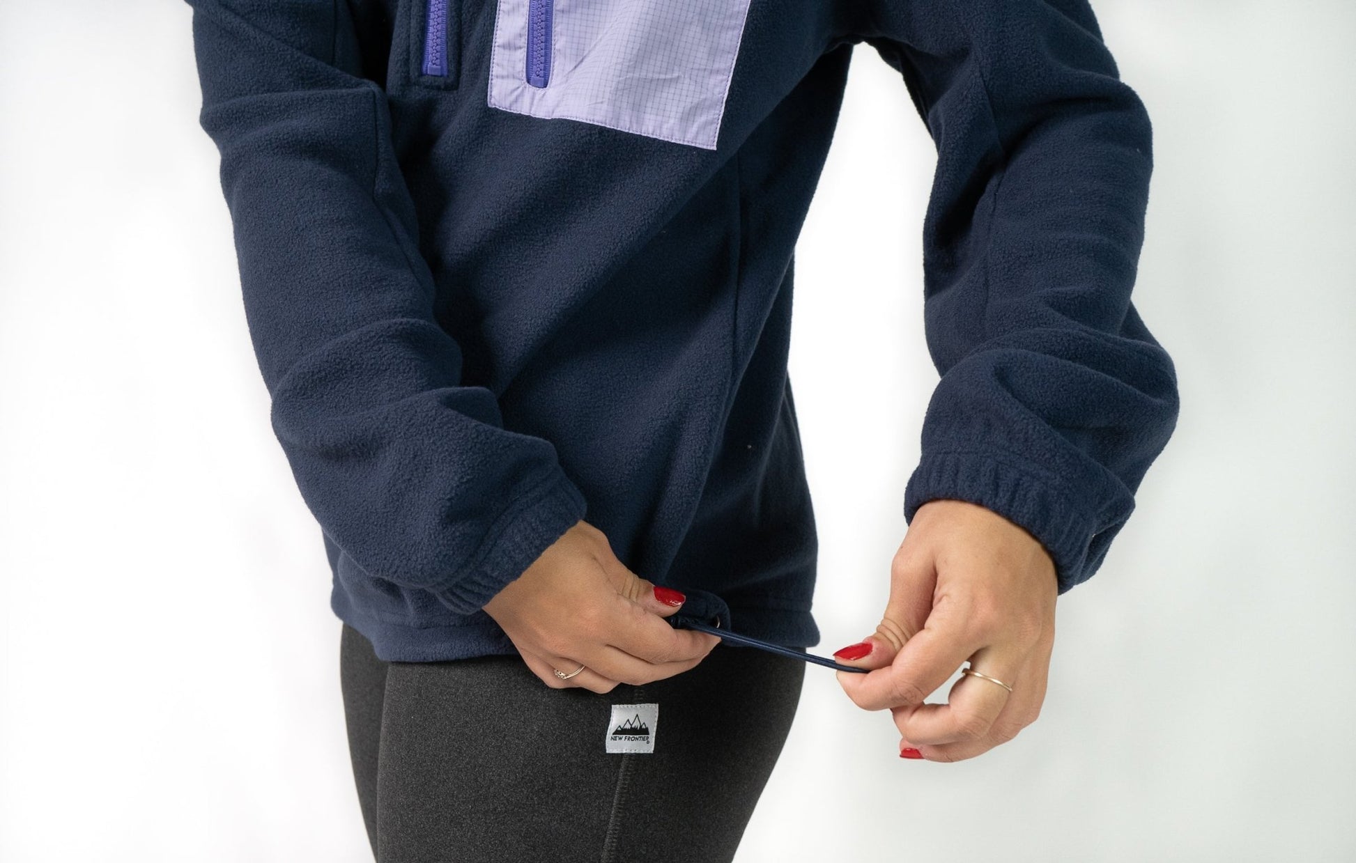 Women's Pullover - Deep Zip (Midnight) - Paranoid Ranch